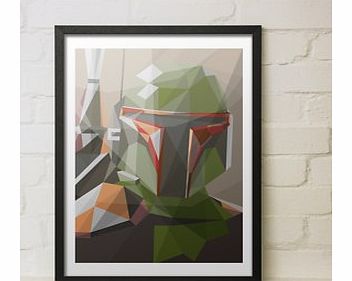 Bounty Hunter (Large in a Black Frame)