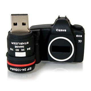 Firebox Canon Miniature Camera USB Flash Drive