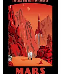 Firebox Canyons of Mars (Large Print Only)