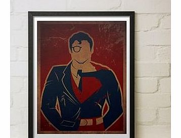 Firebox Clark Man (Large in a Black Frame)