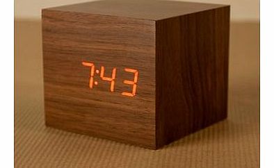 Firebox Click Cube Clocks (Walnut)