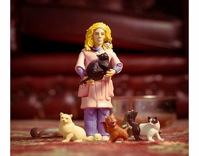 Firebox Crazy Cat Lady Action Figure