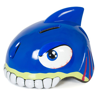 Firebox Crazy Stuff Kids Cycle Helmets (Shark)