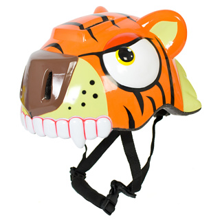 Crazy Stuff Kids Cycle Helmets (Tiger)