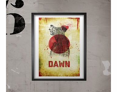 Dawn Of The Dead (Large in a Black Frame)