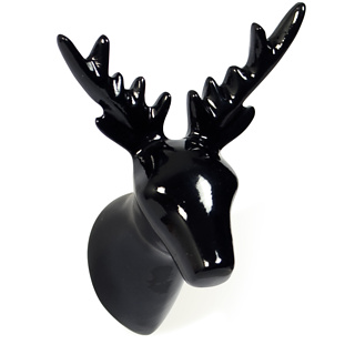 Deer Coat Hook (Black)