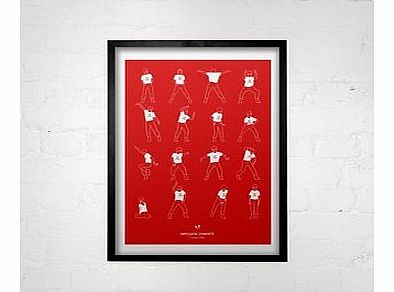 Firebox Dynamite Dance (Large in a Black Frame)