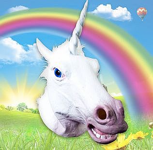 Firebox Famous Magical Unicorn Mask