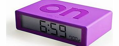 Flip Alarm Clock (Purple Alarm Clock)