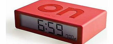 Firebox Flip Alarm Clock (Red Alarm Clock)