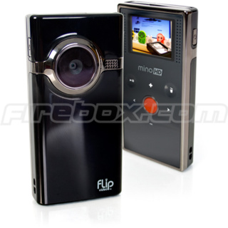 Firebox Flip HD Digital Video Cameras (Mino HD - Black )