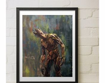 Firebox Guardian Groot (Large in a Black Frame)