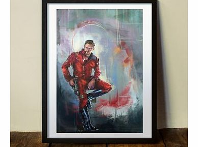 Firebox Guardian Star-lord (Large in a Black Frame)