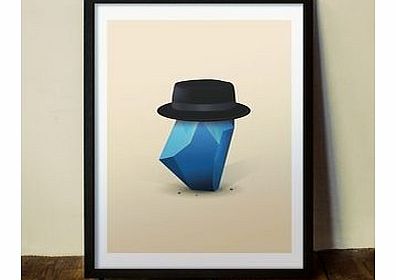 Firebox Heisensky (Large in a Black Frame)