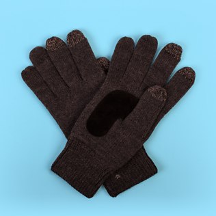 Firebox Isotoner SmarTouch Gloves (Mens Charcoal)