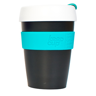 Keep Cup (12oz - Turquoise and Black)