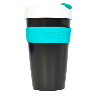 Keep Cup (16oz - Turquoise and Black)