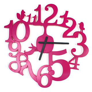 Koziol Pip Clock (Raspberry)