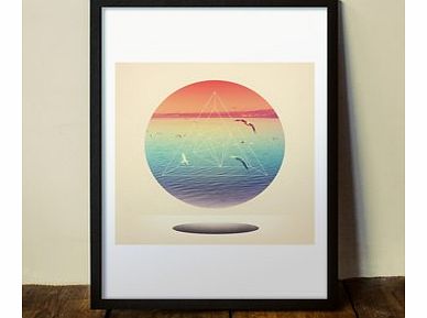 Firebox Lapse In Perception (Large in a Black Frame)