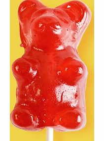 Large Gummi Bear (on a stick) (Cherry)