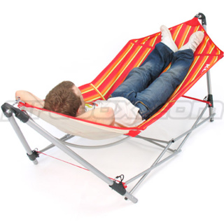Firebox Lazy Days Hammock (Stripy)