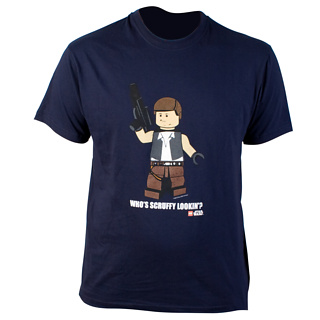 Firebox LEGO Star Wars T-Shirts (Hans Solo Large)