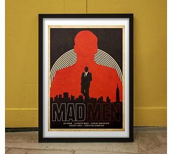 Firebox Mad Men (Large in a Black Frame)
