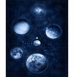 Firebox Map of the Heavens (Large Print Only)