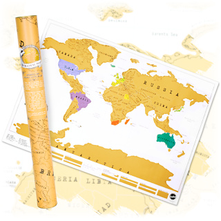 Scratch  World  on Scratch Map Us Edition Document Your Trip Across The Pond