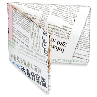 Newsprint Mighty Wallet (Newsprint)