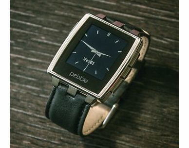 Pebble Steel Smartwatch (Brushed Stainless Steel)