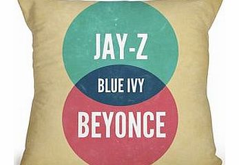 Firebox Personalised Venn Diagram Print (Cushion)