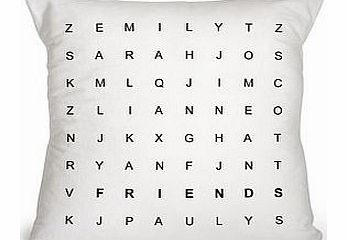 Firebox Personalised Word Search Print (Cushion)