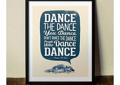 Firebox Platypus the Wise (Large in a Black Frame)