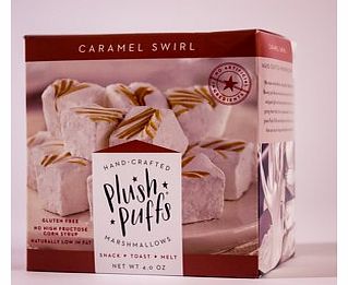 Firebox Plush Puffs Gourmet Marshmallows (Caramel Swirl)