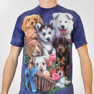 Puppy Collage T-Shirt (XL)