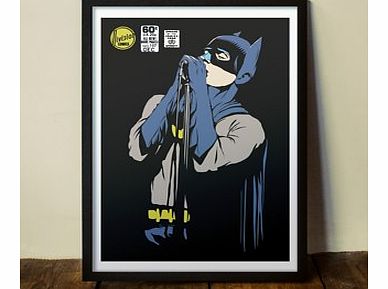 Firebox Shadowplay (Large in a Black Frame)