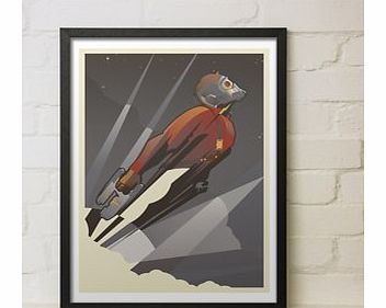 Firebox Star Lord (Large in a Black Frame)