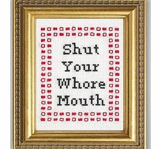 Firebox Subversive Cross Stitch Kits (Shut Your Whore