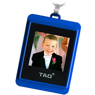 Tao Digital Photo Keychain (Blue)