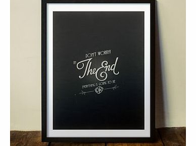 Firebox The End (Large in a Black Frame)