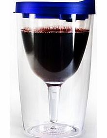 Firebox Vino2Go Portable Wine Glass (Royal Blue)