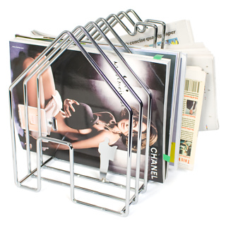 Firebox Wirehouse Magazine Holder (Chrome)