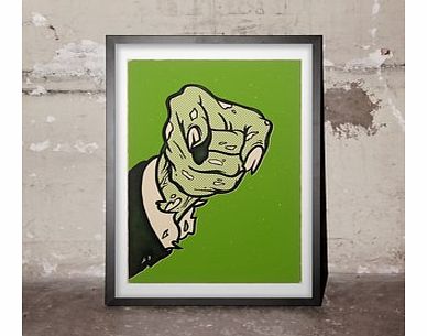 Firebox Zombiecracy (Large in a Black Frame)