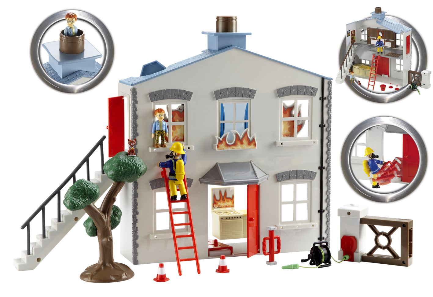 Fireman Sam - Pontypandy Multi Rescue Set