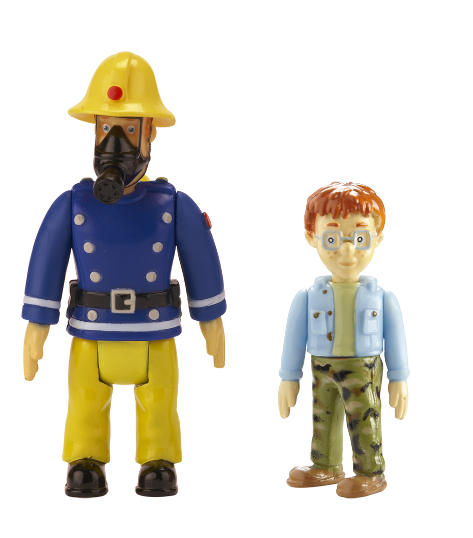 Fireman Sam 2 Figure Pack Sam With Mask and Norman