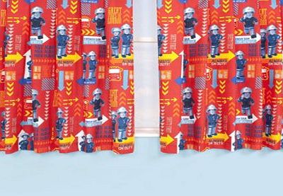 Fireman Sam Alarm Curtains - 54`