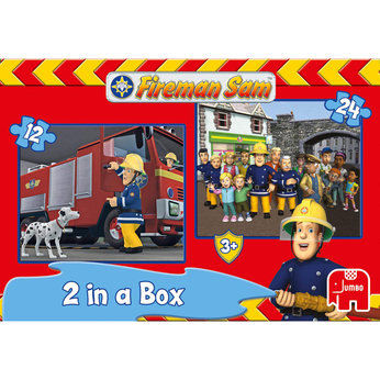 Jumbo Fireman Sam 2 in a Box Puzzle