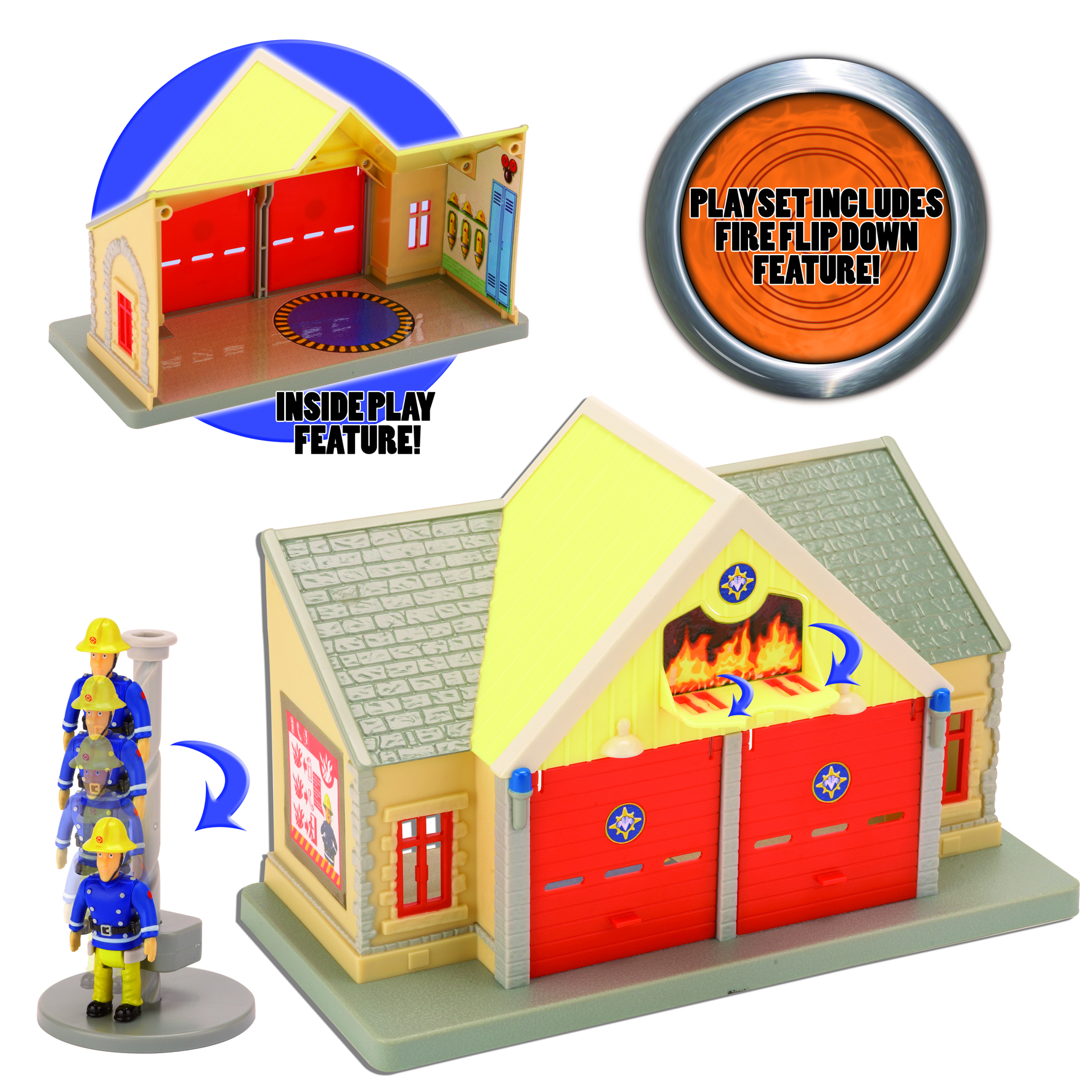 fireman sam Playset W/figure - Fire Station