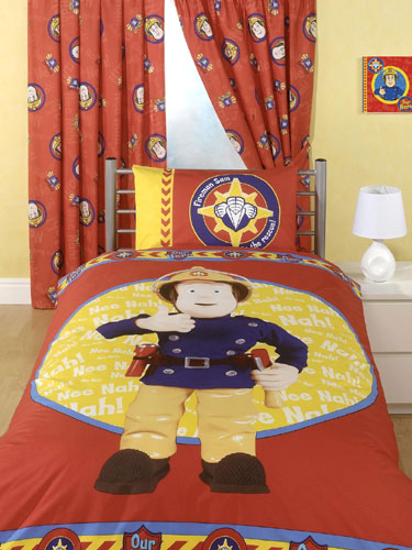 Fireman Sam Ready Made Curtains 72 drop